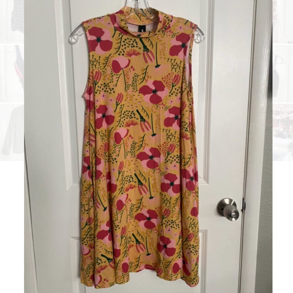 Yellow Floral Dress